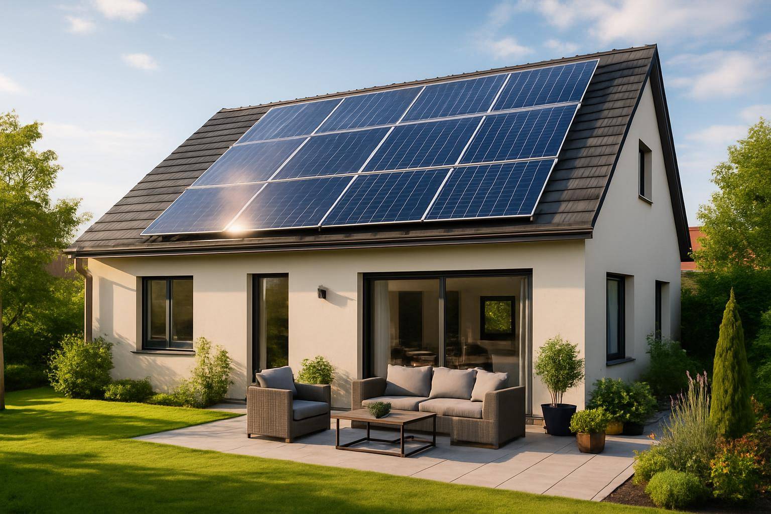 Energia słoneczna w domowym gospodarstwie – jak zorganizować przestrzeń wokół instalacji fotowoltaicznej?